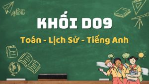 Khối D09 được sử dụng để xét tuyển vào ngành nào?